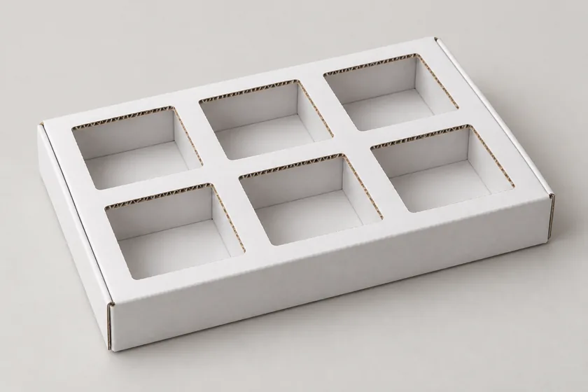 Shaped cardboard insert