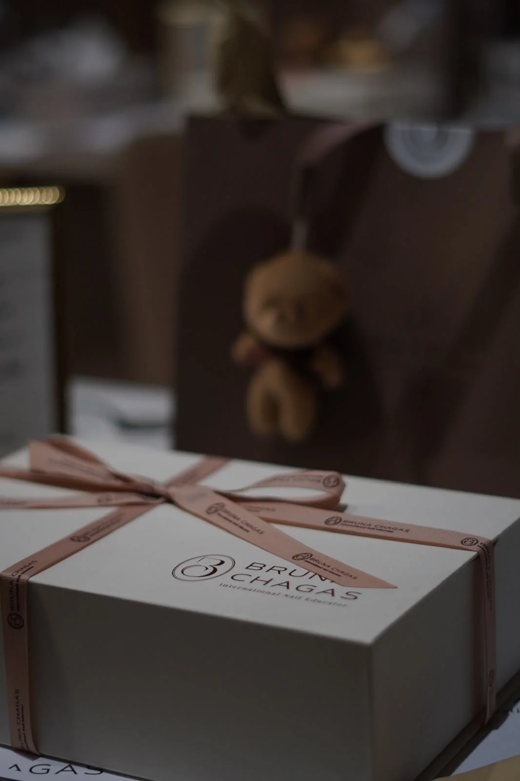 Luxury magnetic box created for Bruna Chagas